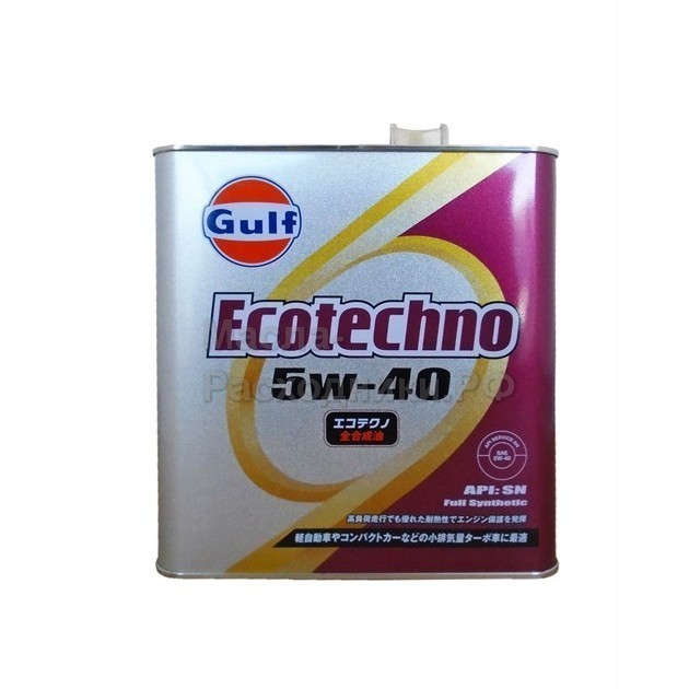 Моторное масло GULF Ecotechno 5W-40 (3л) Япония / 4932492124482
