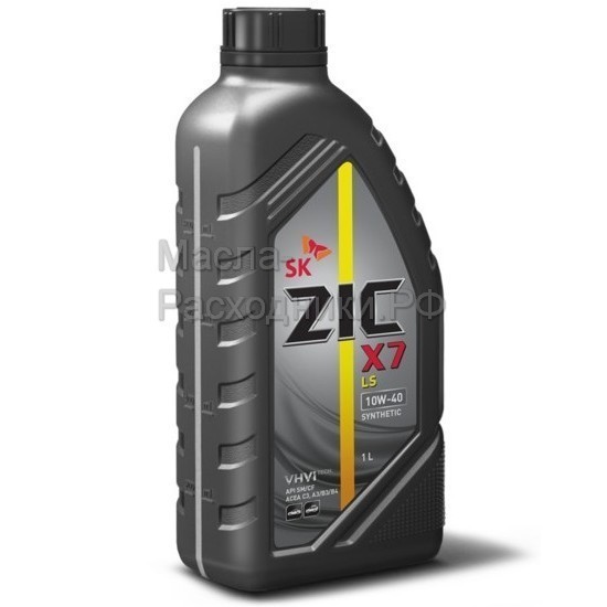 Масло моторное ZIC X7 LS 10W-40 (1л) 132620