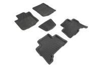 Коврики 3D EVA "РОМБ" Toyota Land Cruiser Prado 150 2013-н.в. черные (комплект) SEINTEX 95195