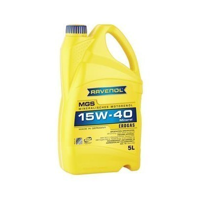 Масло моторное для двигателей на газе Ravenol MGS 15W-40 (5л)