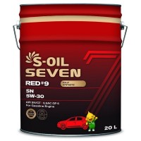 Масло моторное S-oil SEVEN RED9 SN 5W-30 (20л) E107627 DRAGON