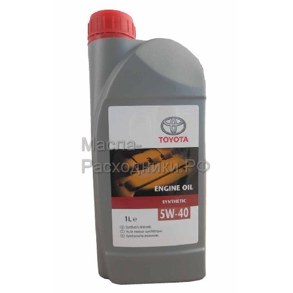 TOYOTA 5W-40 Масло моторное SM/CF, A3/B3/B4 (пластик) (1л) / 0888080836