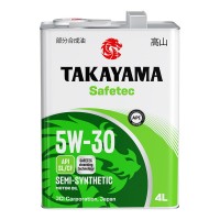 Масло моторное 5W-30 TAKAYAMA Safetec SL/CF (4л) 6056085
