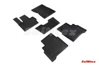 Коврики резиновые с рисунком "Сетка" Mercedes-Benz G-Class W463 III 2018-н.в. (комплект) SEINTEX 93227