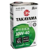 Масло моторное TAKAYAMA Safetec 10W-40 SL A3/B4 (1л) 605590