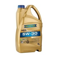 Масло моторное Ravenol 5W-30 HDX (4л) 111112500401999