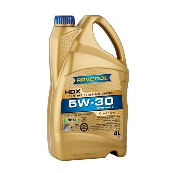 Масло моторное Ravenol 5W-30 HDX (4л) 111112500401999