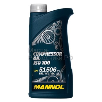 Масло компрессорное MANNOL Compressor Oil ISO 100 (1л) 1918