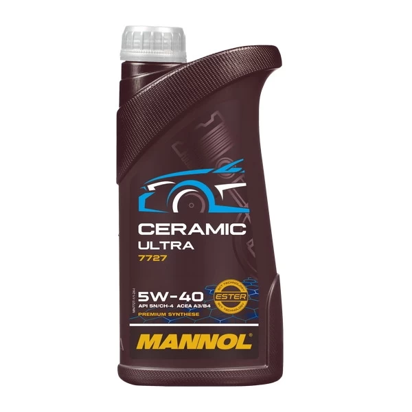 MANNOL 7727 масло моторное Ceramic Ultra 5W-40 (1л) 77271