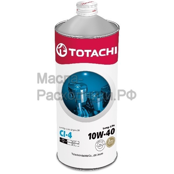 Масло моторное TOTACHI Diesel Long Life Semi-Synthetic CI-4 10W-40 (1л) 4562374690561