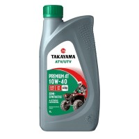 Масло моторное 4T 10W-40 TAKAYAMA ATV/UTV Premium SM JASO MA-2 (1л) 6056116