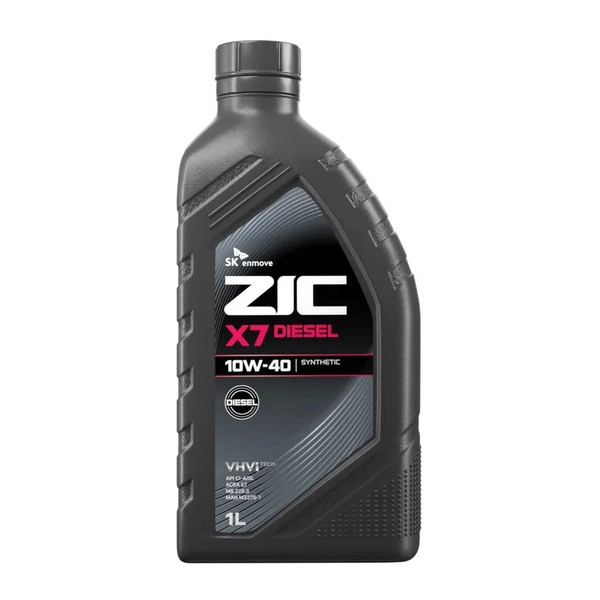 Масло моторное ZIC X7 Diesel 10W-40 (1л) 132607