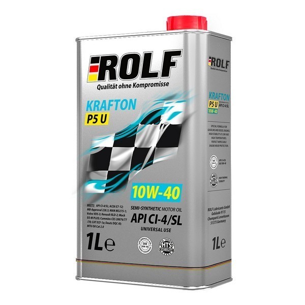 Масло моторное 10W-40 ROLF KRAFTON P5 U CI-4/SL (1л) 322580