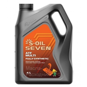 Масло для АКПП S-oil SEVEN ATF MULTI (4л) E107985 DRAGON
