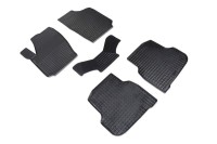 Коврики резиновые с рисунком "Сетка" VOLKSWAGEN POLO Sedan 2010- (комплект) SEINTEX 83397