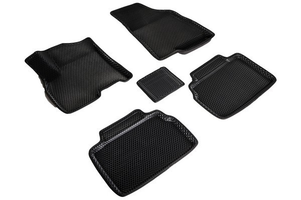 Коврики 3D EVA "РОМБ" Chery TIGGO 8 PRO 2021-н.в. черные (комплект) 98467 SEINTEX