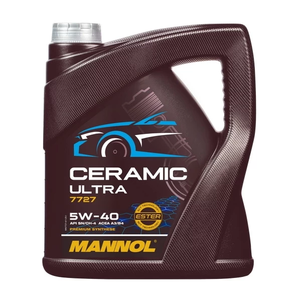 MANNOL 7727 масло моторное Ceramic Ultra 5W-40 (4л) 77274
