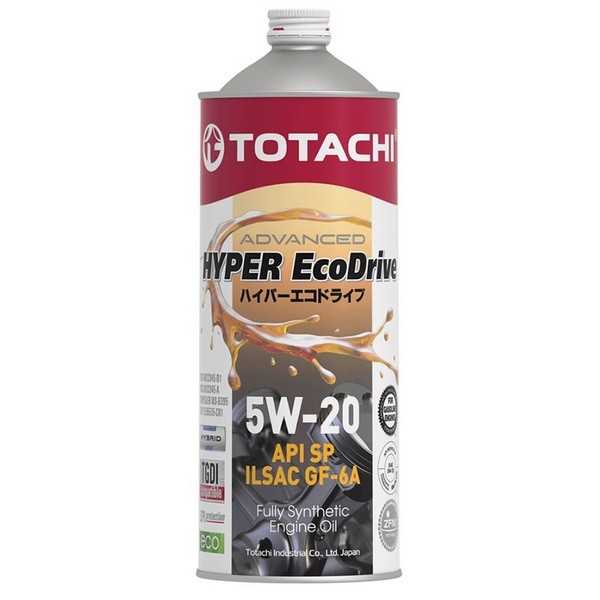 Масло моторное TOTACHI HYPER EcoDrive Fully Synthetic SP/RC/GF6A 5W-20 (1л) E1401