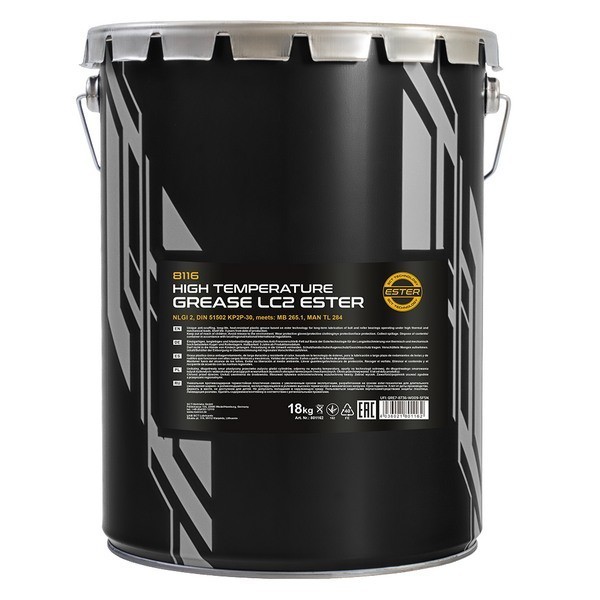MANNOL 8029 LC-2 High Temperature Grease Ester Смазка термостойкая (синяя) 18кг 2151