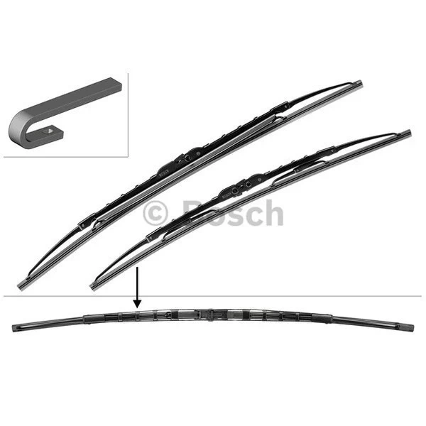 Щетки стеклоочистителя TWIN 600/530 801S 3397001802 BOSCH
