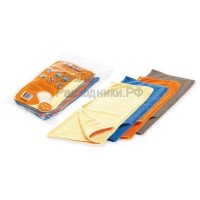 Набор салфеток "прямоугольники" из микрофибры (8 шт., 30*30 см) AIRLINE ABV05