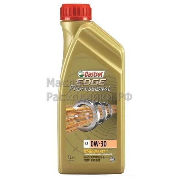 Масло моторное Castrol EDGE Professional A3 0W-30 Titanium FST (1л) 159F05
