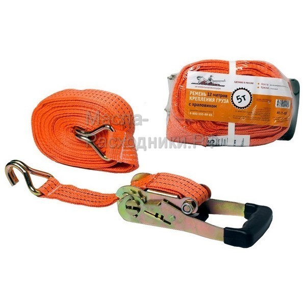 Ремень крепления груза с храповиком 12 м, 5 т AIRLINE AST12