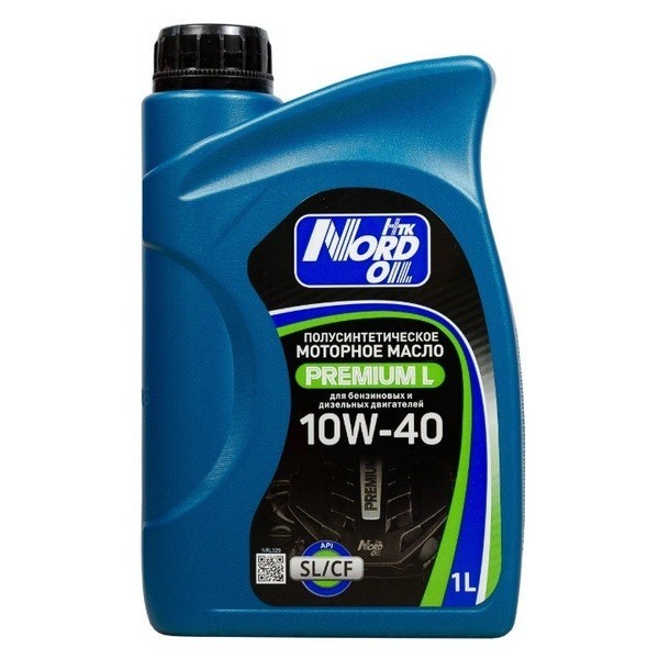 Масло моторное NORD OIL Premium L 10W-40 SL/CF (1л) NRL029