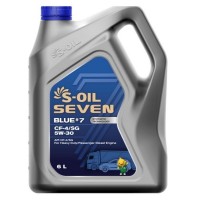 Масло моторное S-oil SEVEN BLUE7 CF-4/SG 5W-30 (6л) DRAGON E107890