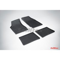 Коврики резиновые с рисунком "Сетка" RENAULT SYMBOL 2002-2008 (комплект) SEINTEX 00478