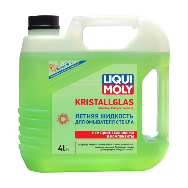 Летняя жидкость для омывателя стекла KRISTALLGLAS Liqui Moly (лайм и мята) (4 л) 35001