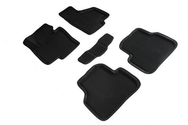 Коврики 3D EVA "РОМБ" Volkswagen Passat B7/CC 2011-2015 черные (комплект) SEINTEX 95358