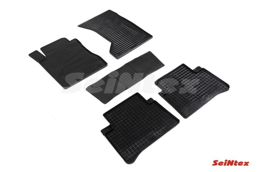 Коврики резиновые с рисунком "Сетка" Mercedes-Benz E-Class W211 4matic 2002-2006 (комплект) SEINTEX 93225