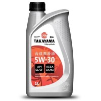 Масло моторное TAKAYAMA 5W-30, SL/CF (1л) пластик 605529