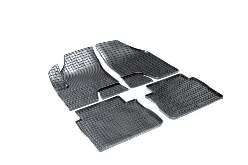 Коврики резиновые с рисунком "Сетка" HYUNDAI SANTA FE II 2006-2010 (комплект) SEINTEX 00617