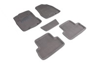SEINTEX Ворсовые 3D коврики NISSAN X-TRAIL 2007-2015 серые (комплект) 71733