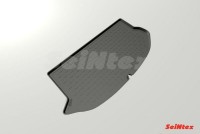 SEINTEX Коврик в багажник KIA SOUL (полимерный) черный (шт) (2009-2014) 86881