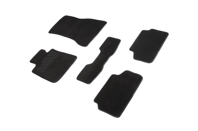 SEINTEX Ворсовые коврики LUX BMW 5 (G30) 4wd (комплект) 90206 (2017-) + перемычка