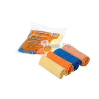 Набор салфеток "рулончики" из микрофибры (4шт., 30*30 см) AIRLINE ABV03