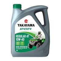Масло моторное 4T 10W-40 TAKAYAMA ATV/UTV Regular SL JASO MA-2 (4л) 6056118