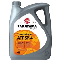Масло трансмиссионное ATF SP-4 TAKAYAMA (4л) 605673