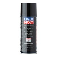 Белая цепная смазка для мотоциклов Racing Kettenspray weiss Liqui Moly 400 мл 1591