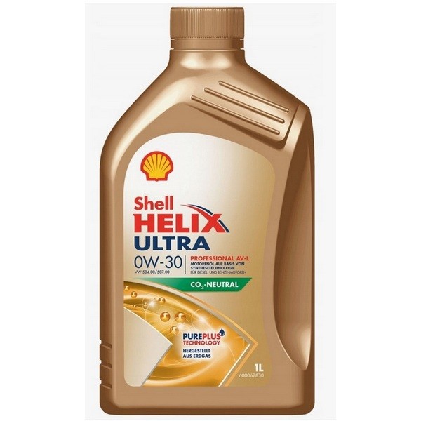Масло моторное SHELL HELIX PROFESSIONAL ULTRA AV-L 0W-30 (1л) 550046401