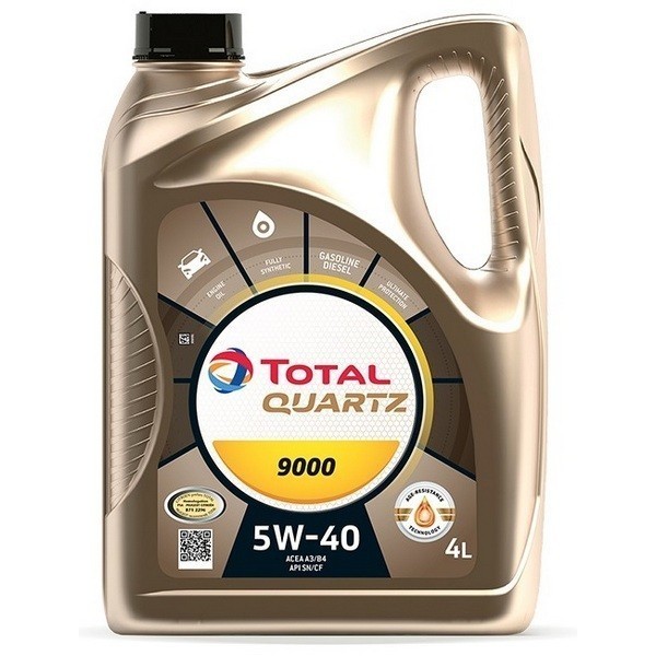 Масло моторное Total QUARTZ 9000 5W-40 (4л) 148597