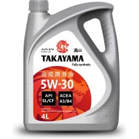 Масло моторное TAKAYAMA 5W-30, SL/CF (4л) пластик 605522