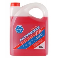NGN ANTIFREEZE G12 -36 Антифриз красный готовый (5л) V172485318