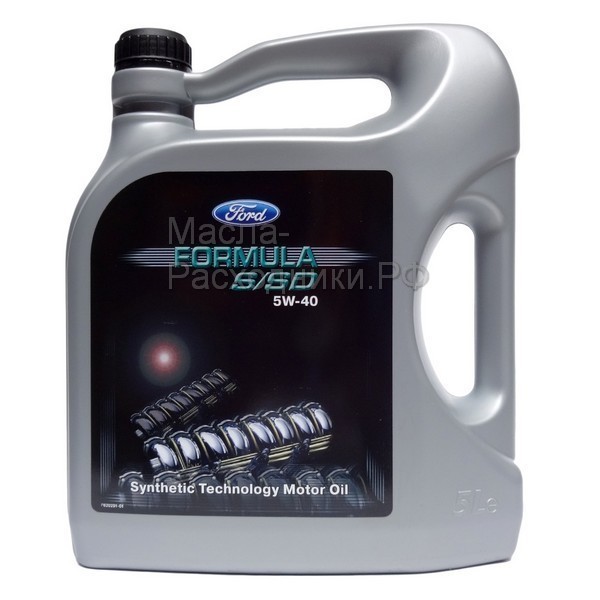 FORD Formula S/SD 5W-40 Масло моторное A3/B4, SM/CF (5л) 156E7A