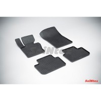 Коврики резиновые с рисунком "Сетка" BMW X3 E-83 2000-2010 (комплект) SEINTEX 00983