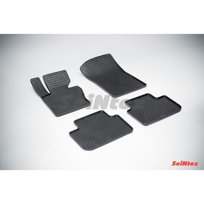 Коврики резиновые с рисунком "Сетка" BMW X3 E-83 2000-2010 (комплект) SEINTEX 00983