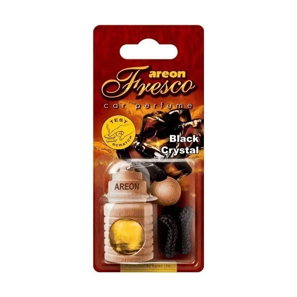 Ароматизатор для автомобиля AREON "FRESCO" BLACK CRISTAL (черный кристал) FRTN17